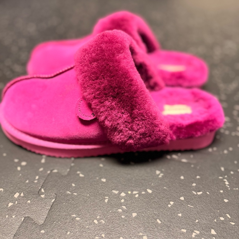 Dearfoams Fuchsia Women's Slippers